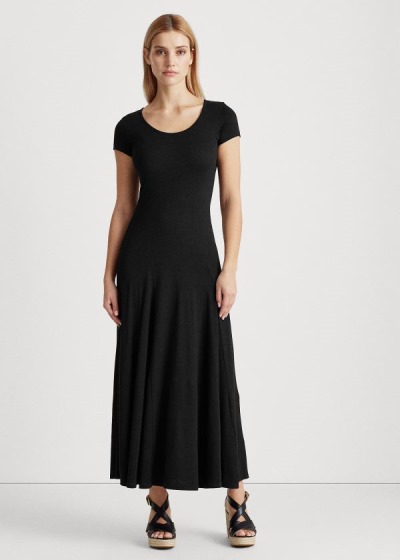 Women's Ralph Lauren Cotton-Blend Maxi Dresses | 508714KDV